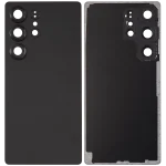 Samsung Galaxy S25 Ultra İle Uyumlu 5G Arka Kapak Camı Kamera Lensiyle  (Aftermarket Plus) (Titanyum Siyahı) - Görsel 2