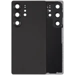 Samsung Galaxy S25 Ultra İle Uyumlu 5G Arka Kapak Camı Kamera Lensiyle  (Aftermarket Plus) (Titanyum Siyahı)