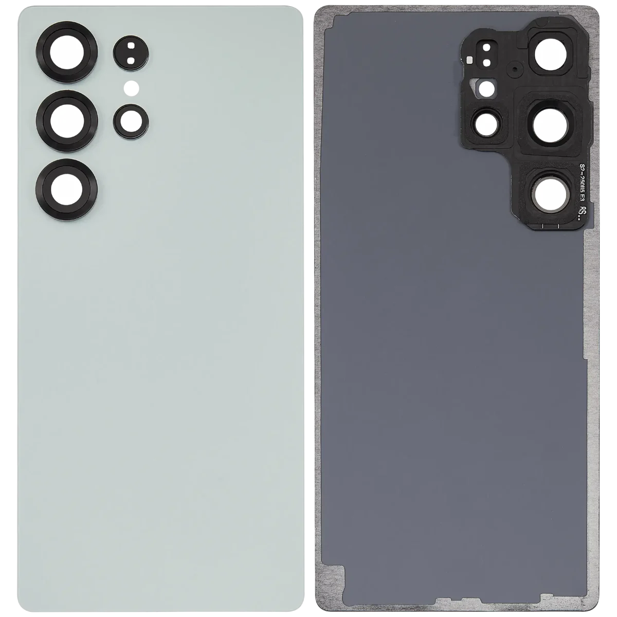 Samsung Galaxy S25 Ultra İle Uyumlu 5G Arka Kapak Camı Kamera Lensiyle  (Aftermarket Plus) (Titanyum Yeşim Yeşili) - Görsel 2