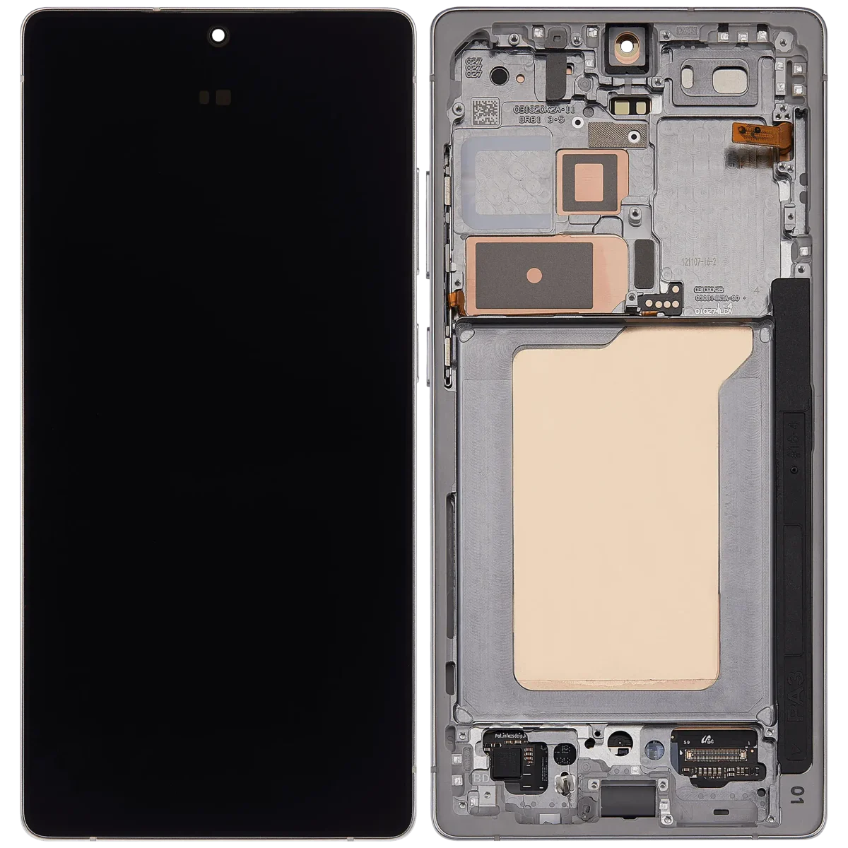 Samsung Galaxy S25 Ultra İle Uyumlu Çerçeveli Ekran DokunmatikOrijinal Ekranı (Servis Paketi) (Titanyum Beyaz Gümüş) - Görsel 3