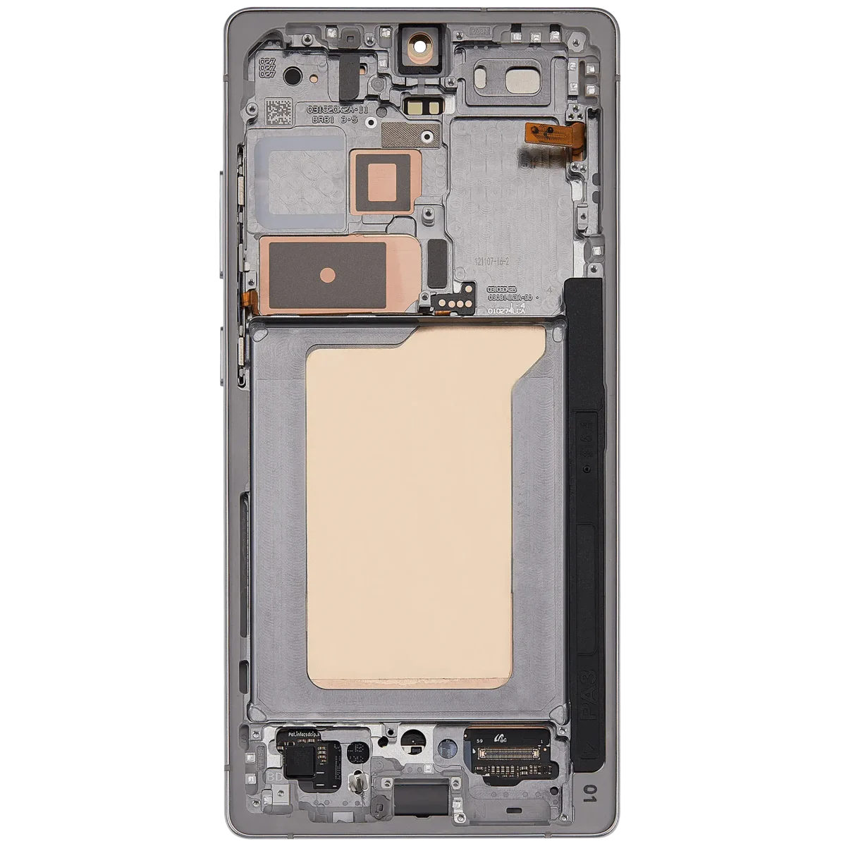 Samsung Galaxy S25 Ultra İle Uyumlu Çerçeveli Ekran DokunmatikOrijinal Ekranı (Servis Paketi) (Titanyum Beyaz Gümüş) - Görsel 5
