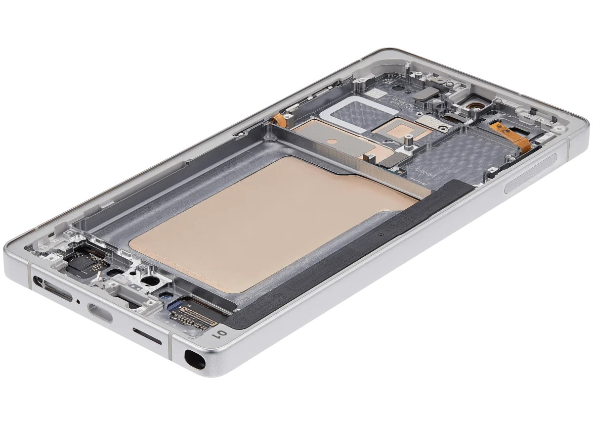 Samsung Galaxy S25 Ultra İle Uyumlu Çerçeveli Ekran DokunmatikOrijinal Ekranı (Servis Paketi) (Titanyum Beyaz Gümüş) - Görsel 7