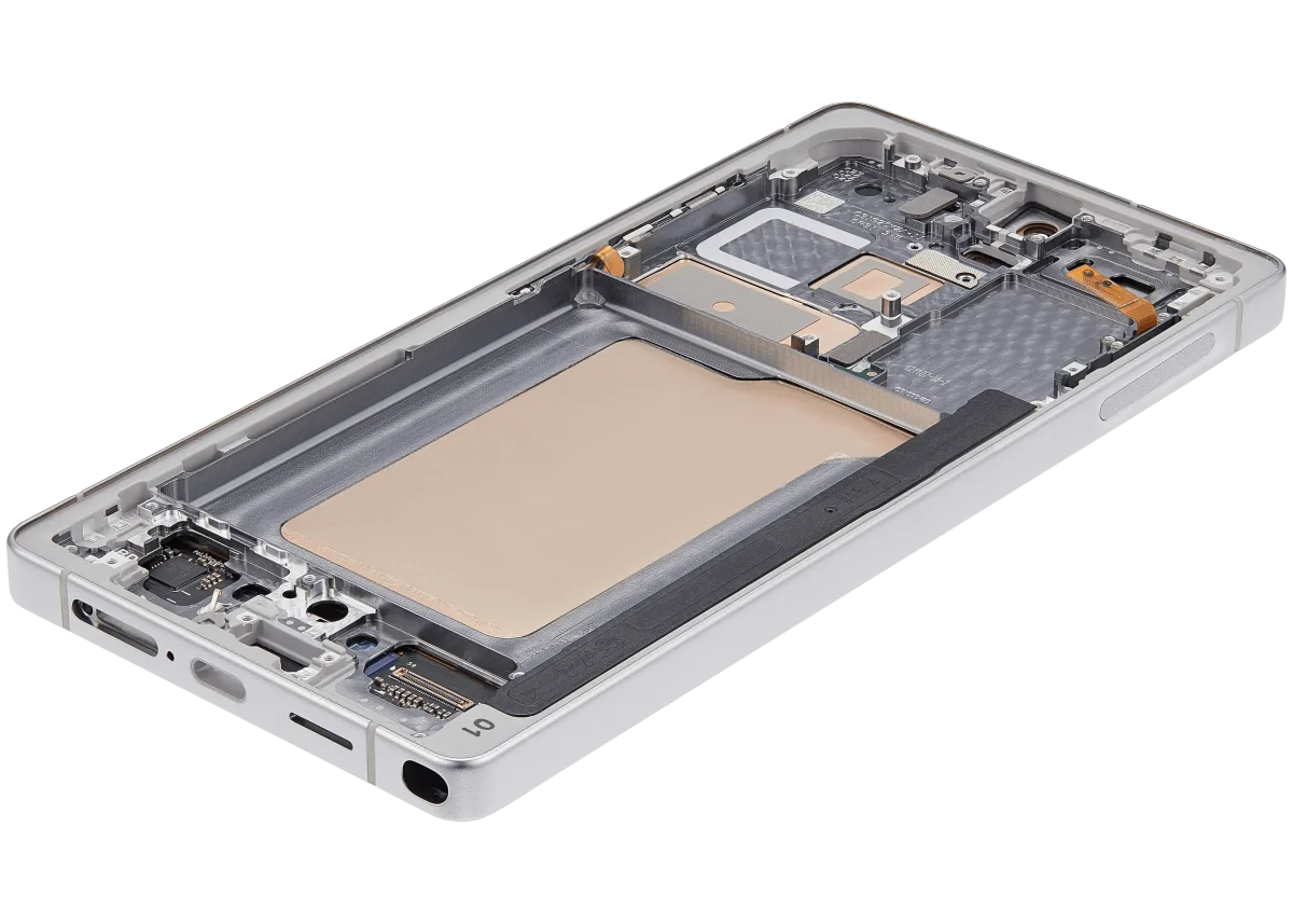 Samsung Galaxy S25 Ultra İle Uyumlu Çerçeveli Ekran DokunmatikOrijinal (Titanyum Beyaz Gümüş) - Görsel 7
