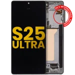 Samsung Galaxy S25 Ultra İle Uyumlu Çerçeveli Ekran DokunmatikOrijinal (Titanyum Jet Siyahı) - Görsel 3