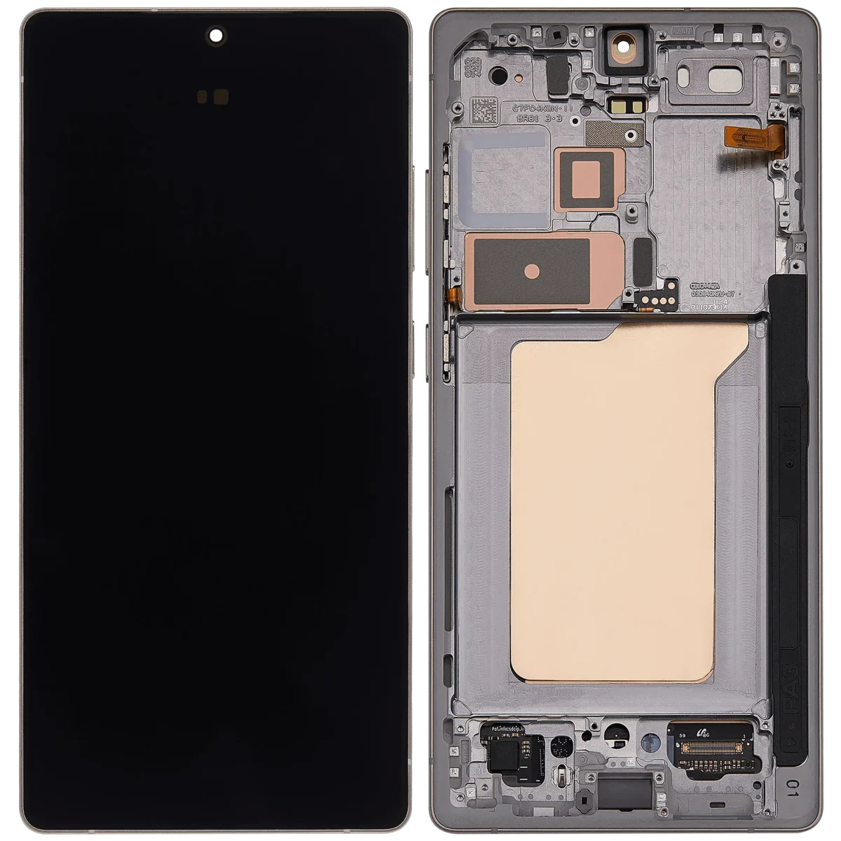 Samsung Galaxy S25 Ultra İle Uyumlu Çerçeveli Ekran DokunmatikOrijinal (Titanyum Pembe Altın) - Görsel 2