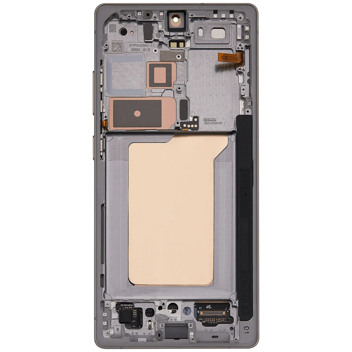 Samsung Galaxy S25 Ultra İle Uyumlu Çerçeveli Ekran DokunmatikOrijinal (Titanyum Pembe Altın) - Görsel 5