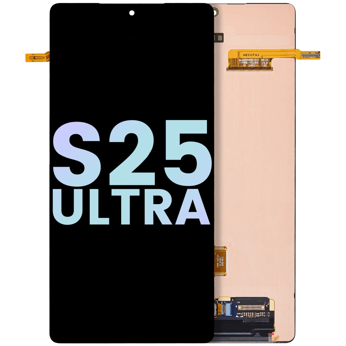 Samsung Galaxy S25 Ultra İle UyumluÇerçevesiz ekran Orijinal Ekranı  Orijinal Ekranı (Servis Paketi)(Tüm Renkler)