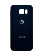 Samsung Galaxy S6 Arka İle Uyumlu Kapak Camı (AT&T Logosu) (Kullanılmış OEM Çekme: A Sınıfı) (Siyah Safir) - Görsel 2