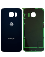 Samsung Galaxy S6 Arka İle Uyumlu Kapak Camı (AT&T Logosu) (Kullanılmış OEM Çekme: A Sınıfı) (Siyah Safir) - Görsel 3