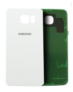Samsung Galaxy S6 Arka İle Uyumlu Kapak Camı (AT&T Logosu) (Kullanılmış OEM Çekme: Sınıf A) (Beyaz İnci) - Görsel 5