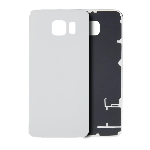 Samsung Galaxy S6 Arka İle Uyumlu Kapak Camı  (Aftermarket Plus) (Beyaz)