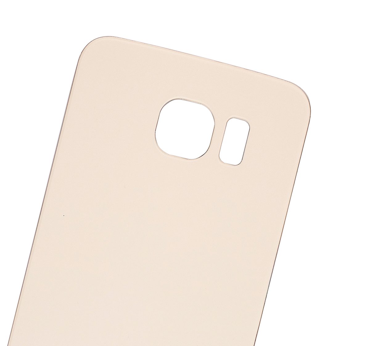 Samsung Galaxy S6 Arka İle Uyumlu Kapak Camı  (Altın) - Görsel 2