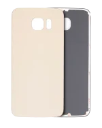 Samsung Galaxy S6 Arka İle Uyumlu Kapak Camı  (Altın)