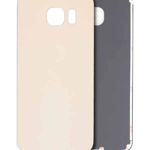 Samsung Galaxy S6 Arka İle Uyumlu Kapak Camı  (Altın)