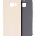 Samsung Galaxy S6 Arka İle Uyumlu Kapak Camı (Service Pack) (Altın Platin)