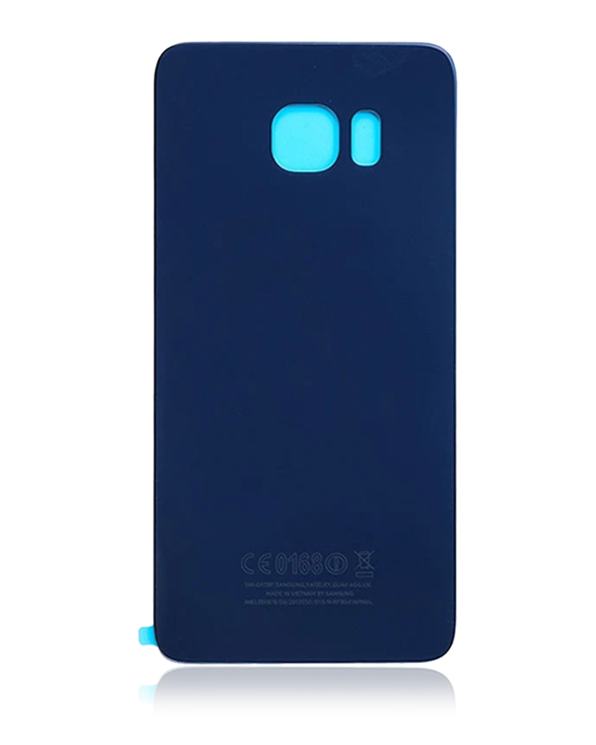Samsung Galaxy S6 Edge İle Uyumlu Arka Kapak Camı (Service Pack) (Siyah Safir) - Görsel 2
