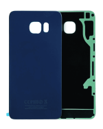 Samsung Galaxy S6 Edge İle Uyumlu Arka Kapak Camı (Service Pack) (Siyah Safir)