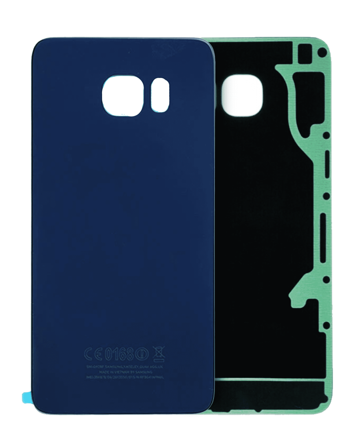 Samsung Galaxy S6 Edge İle Uyumlu Arka Kapak Camı (Service Pack) (Siyah Safir) - Görsel 5