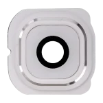 Samsung Galaxy S6 Edge İle Uyumlu (Beyaz) Arka Kamera Lensi