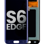 Samsung Galaxy S6 Edge İle Uyumlu Çerçevesiz ekran Orijinal Ekranı (Siyah Safir)