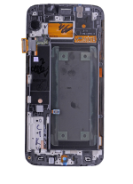 Samsung Galaxy S6 Edge İle Uyumlu İle Çerçeveli ekran (CDMA: Verizon Sprint) (Servis Paketi) (Altın)  Orijinal Ekranı Uyumlu - Görsel 5
