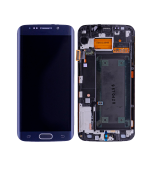 Samsung Galaxy S6 Edge İle Uyumlu İle Çerçeveli ekran (CDMA: Verizon Sprint) (Servis Paketi) (Siyah Safir)  Orijinal Ekranı Uyumlu - Görsel 3