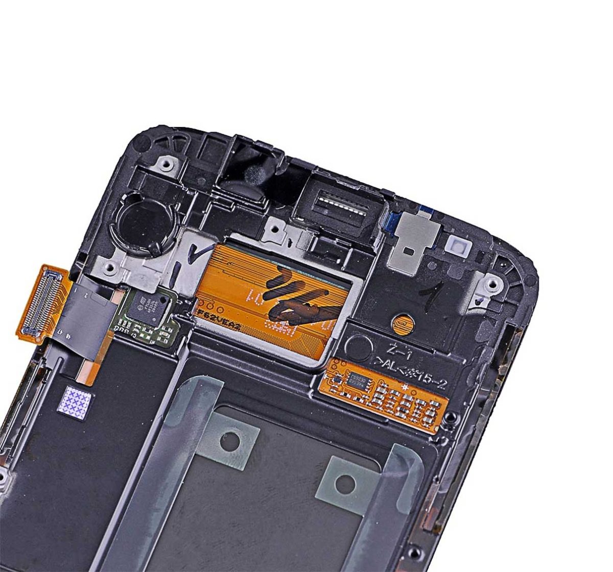 Samsung Galaxy S6 Edge İle Uyumlu İle Çerçeveli ekran (CDMA: Verizon Sprint) (Servis Paketi) (Siyah Safir)  Orijinal Ekranı Uyumlu - Görsel 5