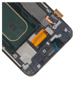 Samsung Galaxy S6 Edge İle Uyumlu İle Çerçeveli ekran Plus (AT&T T-Mobile International) (Servis Paketi) (Siyah Safir)  Orijinal Ekranı - Görsel 4