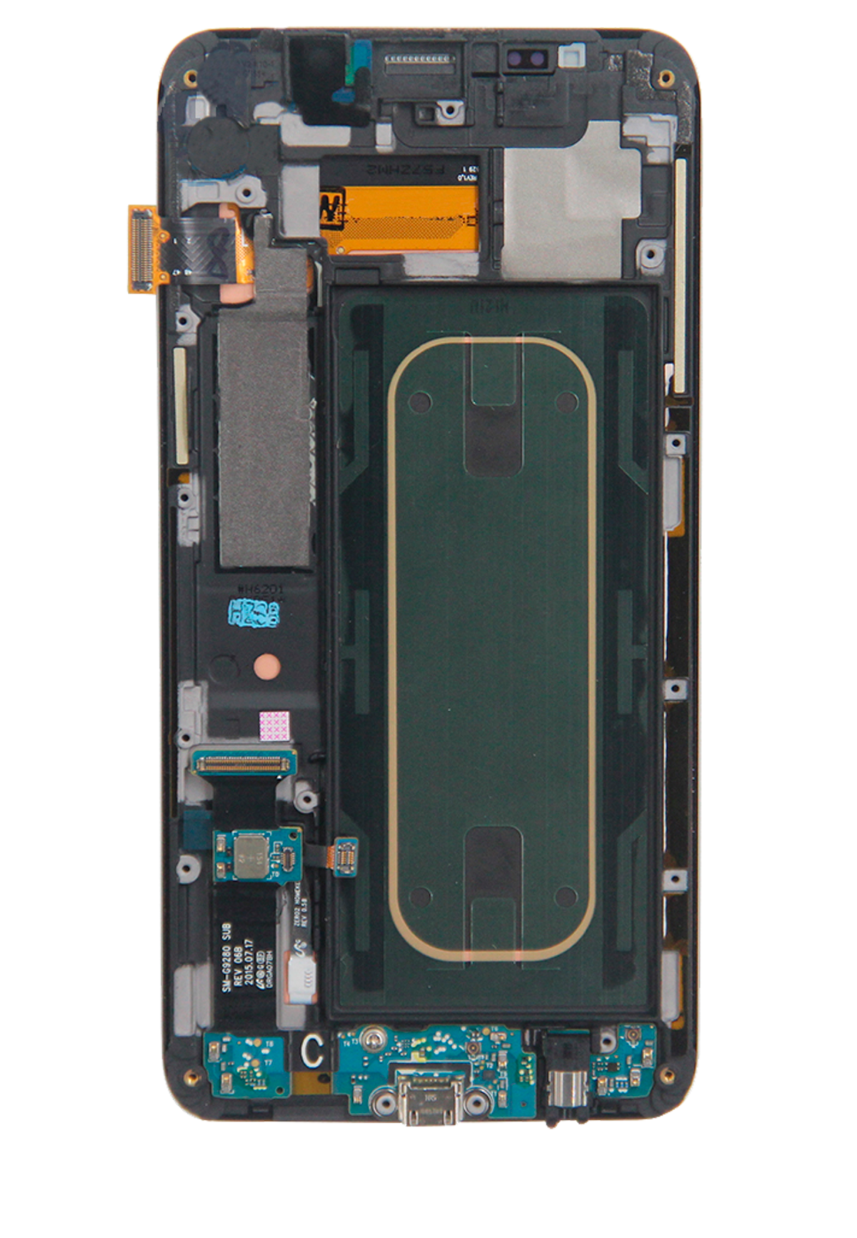 Samsung Galaxy S6 Edge İle Uyumlu İle Çerçeveli ekran Plus (AT&T T-Mobile International) (Servis Paketi) (Siyah Safir)  Orijinal Ekranı - Görsel 6