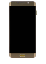 Samsung Galaxy S6 Edge İle Uyumlu Plus (AT&T T-Mobile International) (Servis Paketi) (Altın Platin) Çerçeveli ekran Orijinal Ekranı - Görsel 2