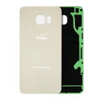 Samsung Galaxy S6 Edge İle Uyumlu Plus Arka Kapak Camı (Verizon 4G) (Servis Paketi) (Altın)
