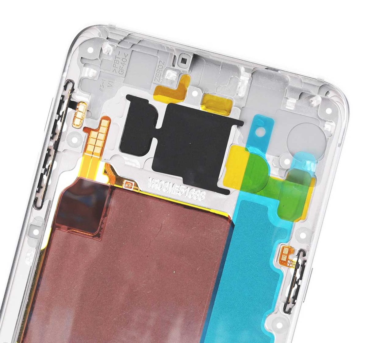 Samsung Galaxy S6 Edge İle Uyumlu Plus Orta Çerçeve Muhafaza (Küçük Parçalarla) (Beyaz İnci) - Görsel 6