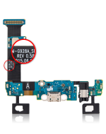 Samsung Galaxy S6 Edge İle Uyumlu Plus Şarj Portu Filmi (G928A) (AT&T)