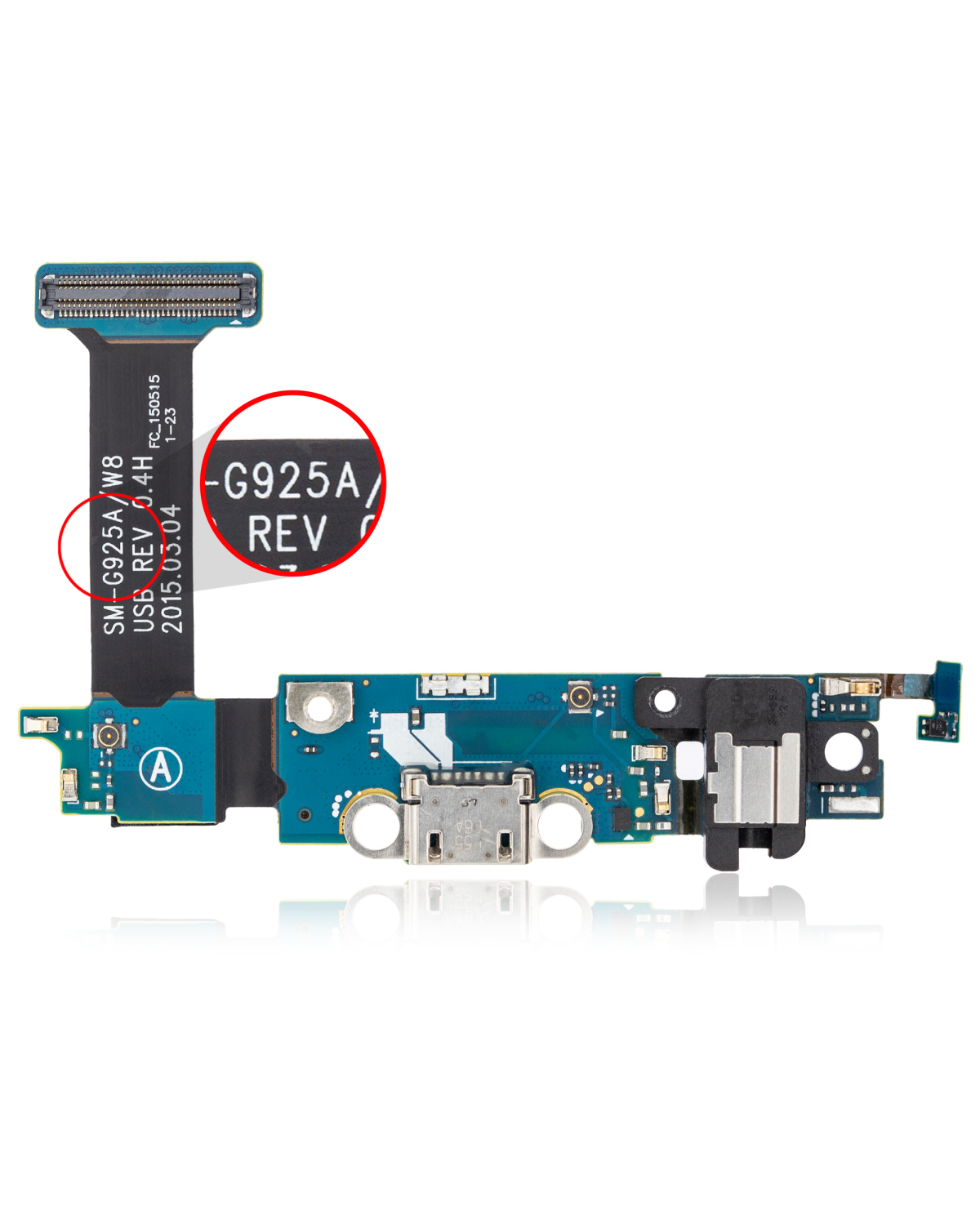 Samsung Galaxy S6 Edge İle Uyumlu Şarj Portu Filmi (G925A) (AT&T)