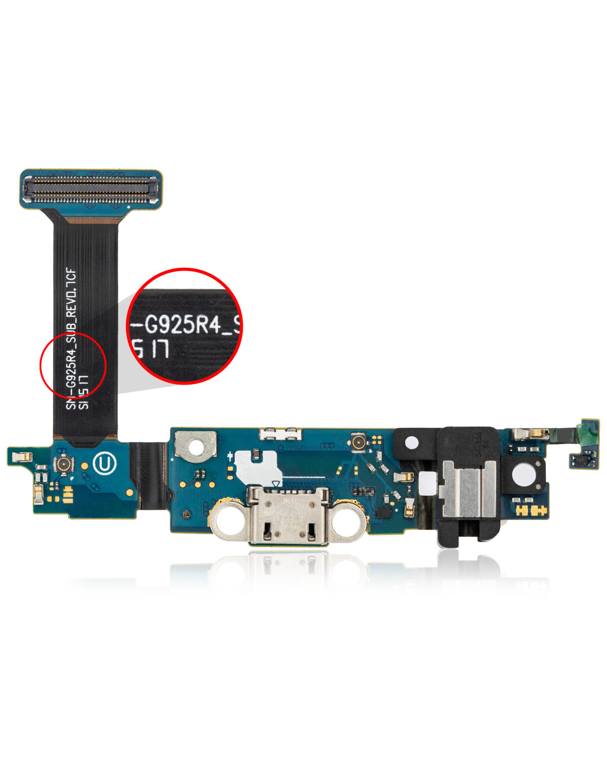 Samsung Galaxy S6 Edge İle Uyumlu Şarj Portu Filmi (G925R4) (US Cellular)