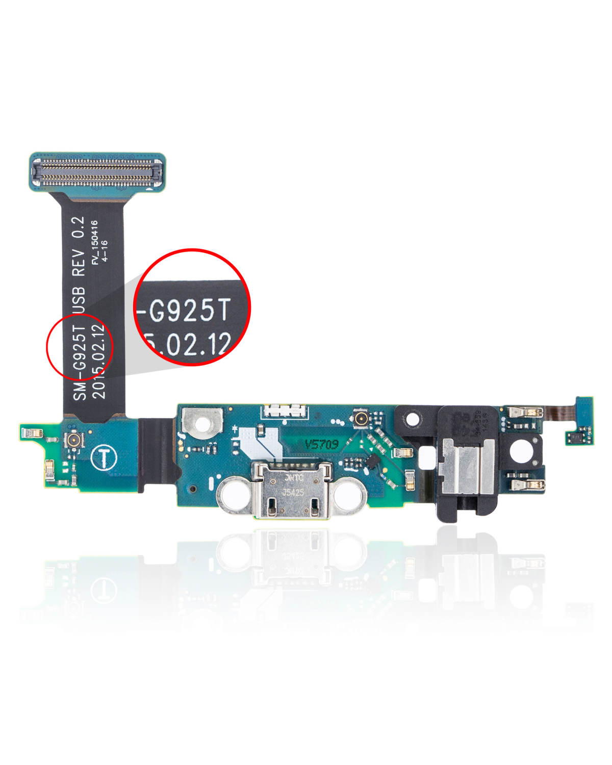 Samsung Galaxy S6 Edge İle Uyumlu Şarj Portu Filmi (G925T) (T-Mobile)