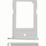 Samsung Galaxy S6 Edge İle Uyumlu Sim Kart Tepsisi (Gümüş)