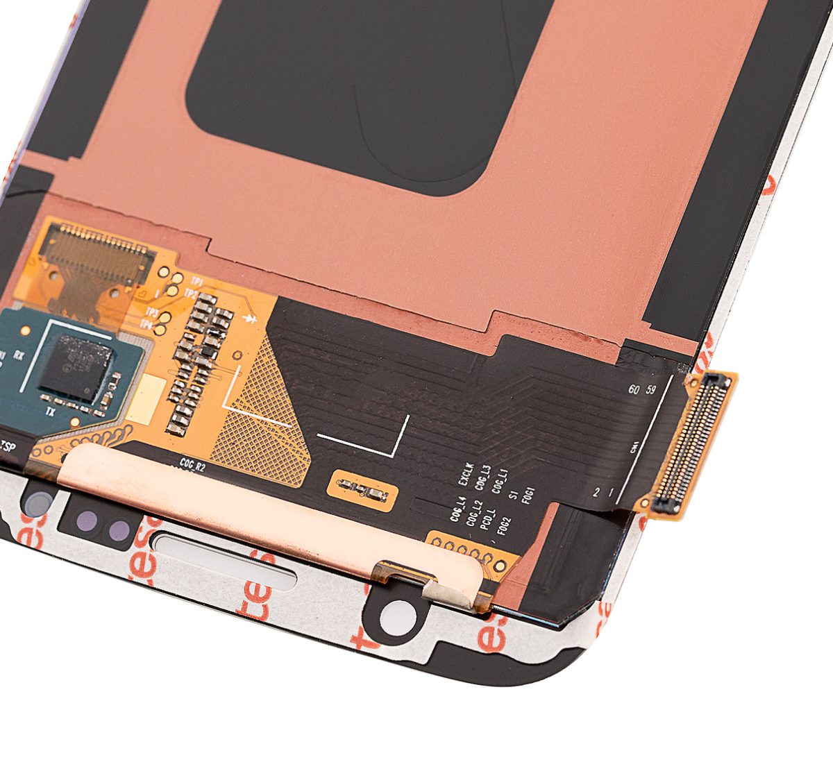 Samsung Galaxy S6 İle Uyumlu Çerçevesiz ekran Orijinal Ekranı Orijinal (Altın Titanyum) - Görsel 6