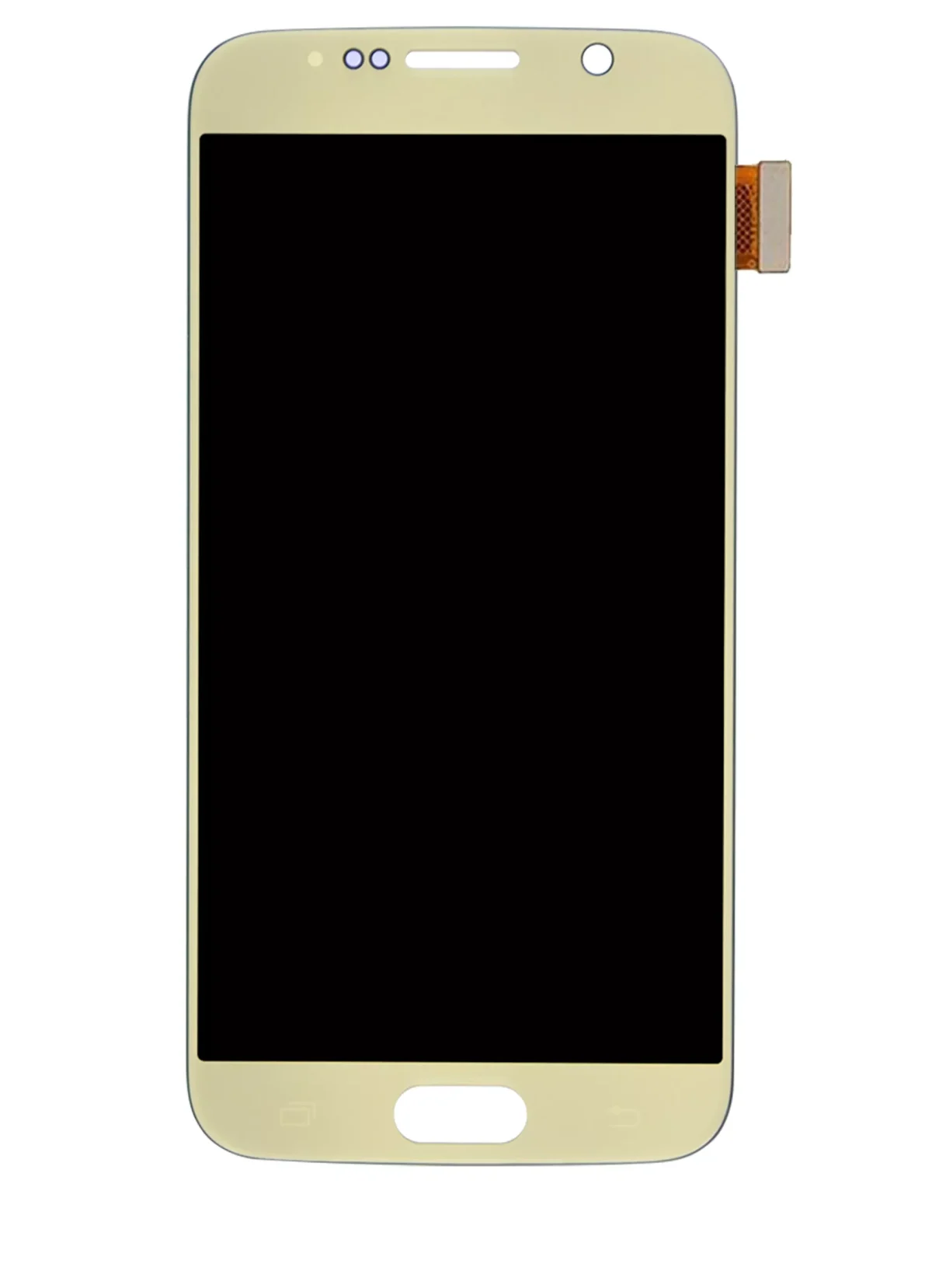 Samsung Galaxy S6 İle Uyumlu Çerçevesiz ekran Orijinal Ekranı (Service Pack) (Altın Platin) - Görsel 5