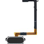 Samsung Galaxy S6 İle Uyumlu İle Flex (Siyah)  Uyumlu Ana Sayfa Düğmesi