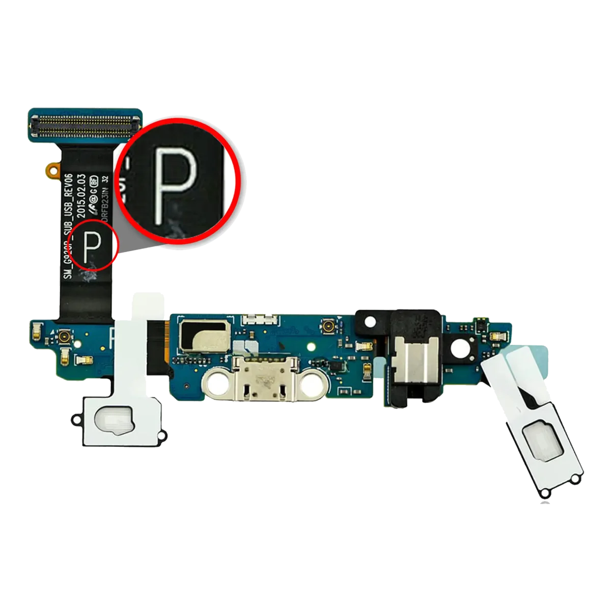 Samsung Galaxy S6 İle Uyumlu Şarj Portu Filmi (G920P) (Sprint) - Görsel 2