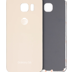 Samsung Galaxy S6 ile İle Uyumlu Uyumlu Arka Kapak Camı (AT&T Logosu) (Kullanılmış OEM Çekme: Sınıf A) (Altın Platin)