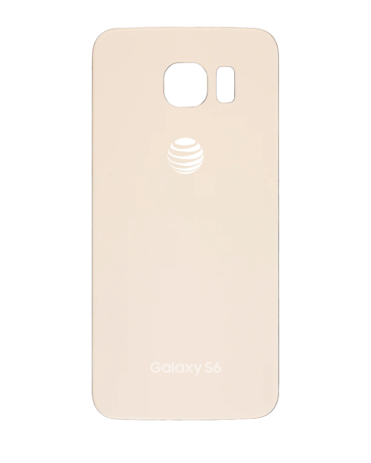 Samsung Galaxy S6 ile İle Uyumlu Uyumlu Arka Kapak Camı (AT&T Logosu) (Kullanılmış OEM Çekme: Sınıf A) (Altın Platin) - Görsel 4