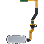 Samsung Galaxy S7 Ana İle Uyumlu Sayfa Düğmesi Esnek Kablo (Gümüş)