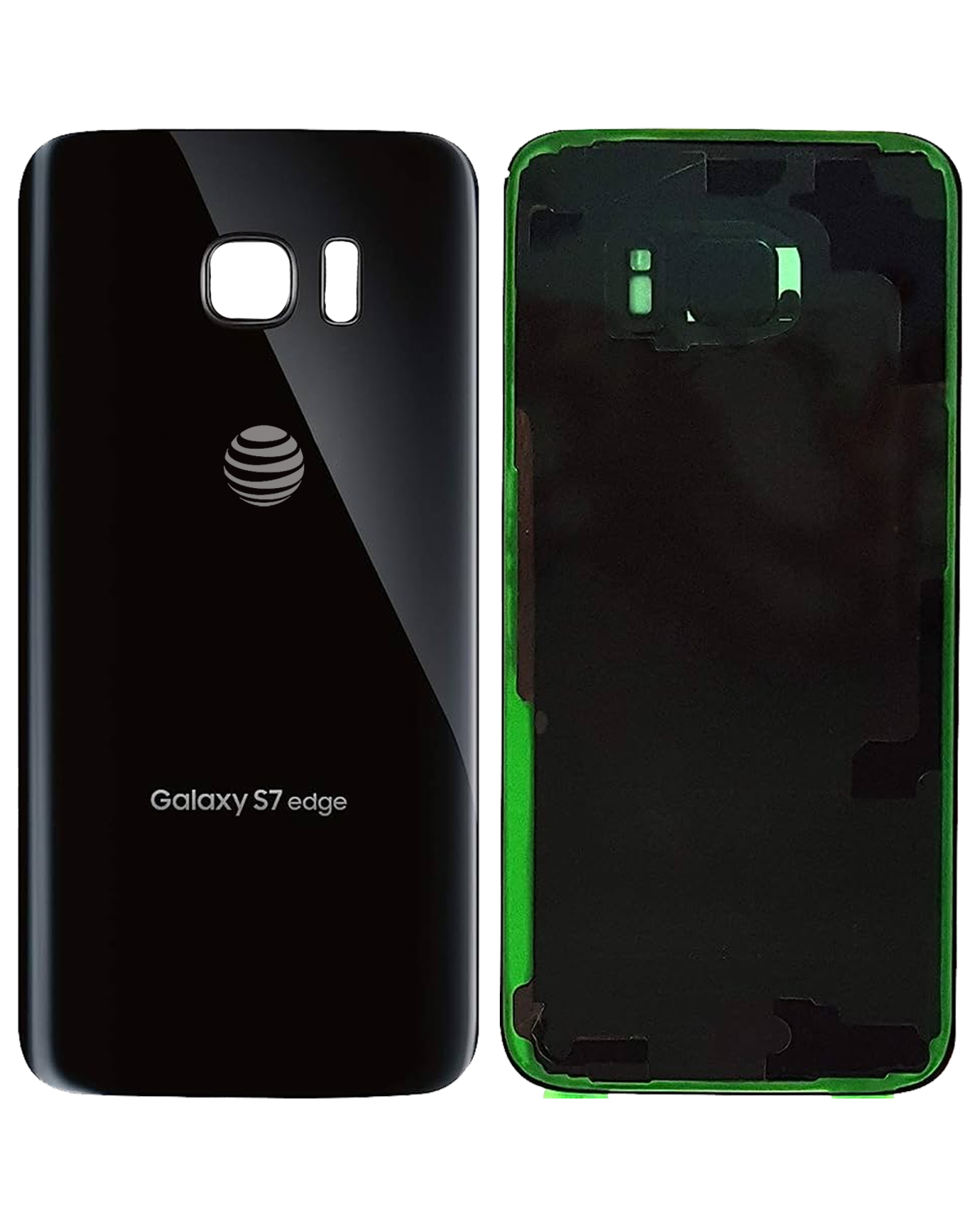 Samsung Galaxy S7 Arka İle Uyumlu Kapak Camı Kamera Lensiyle (AT&T Logosu) (Kullanılmış OEM Çekme: Sınıf A) (Siyah Oniks) - Görsel 4