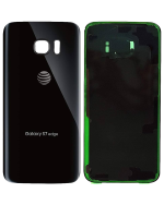 Samsung Galaxy S7 Arka İle Uyumlu Kapak Camı Kamera Lensiyle (AT&T Logosu) (Kullanılmış OEM Çekme: Sınıf A) (Siyah Oniks) - Görsel 4