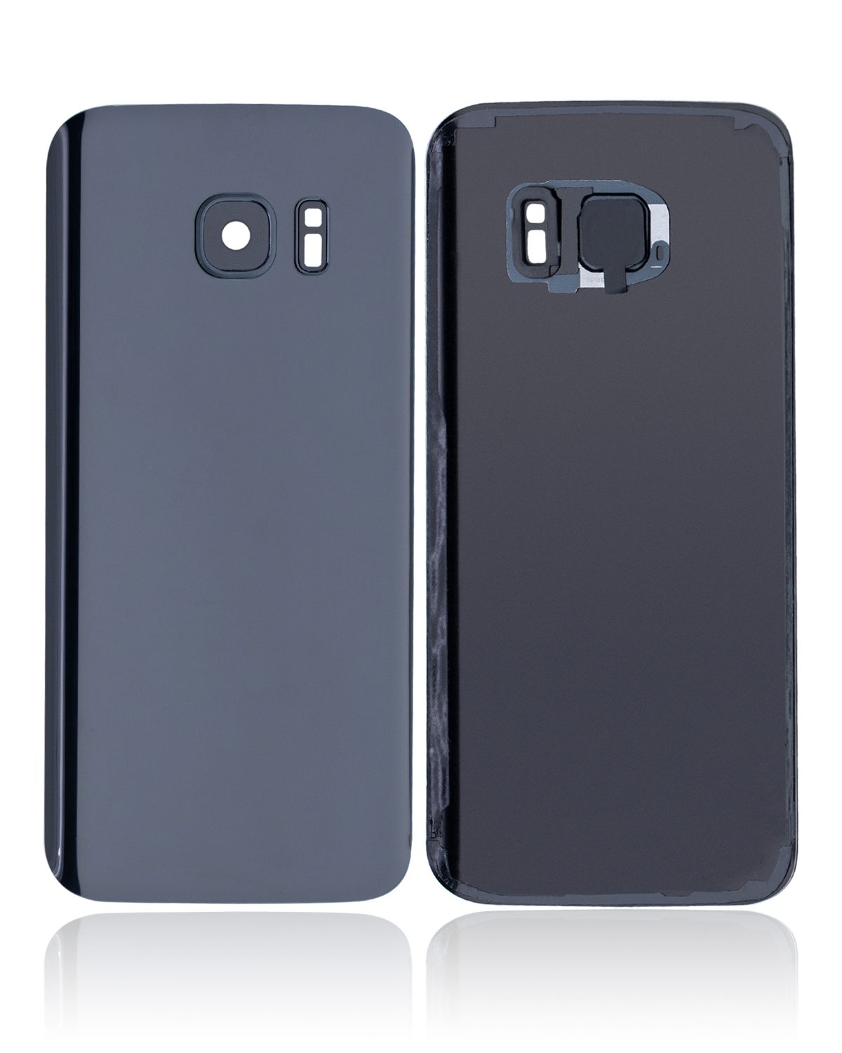 Samsung Galaxy S7 Arka İle Uyumlu Kapak Camı Kamera Lensiyle Uyumlu (Servis Paketi) (Siyah Oniks) - Görsel 2