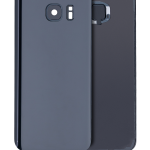 Samsung Galaxy S7 Arka İle Uyumlu Kapak Camı Kamera Lensiyle Uyumlu (Servis Paketi) (Siyah Oniks)