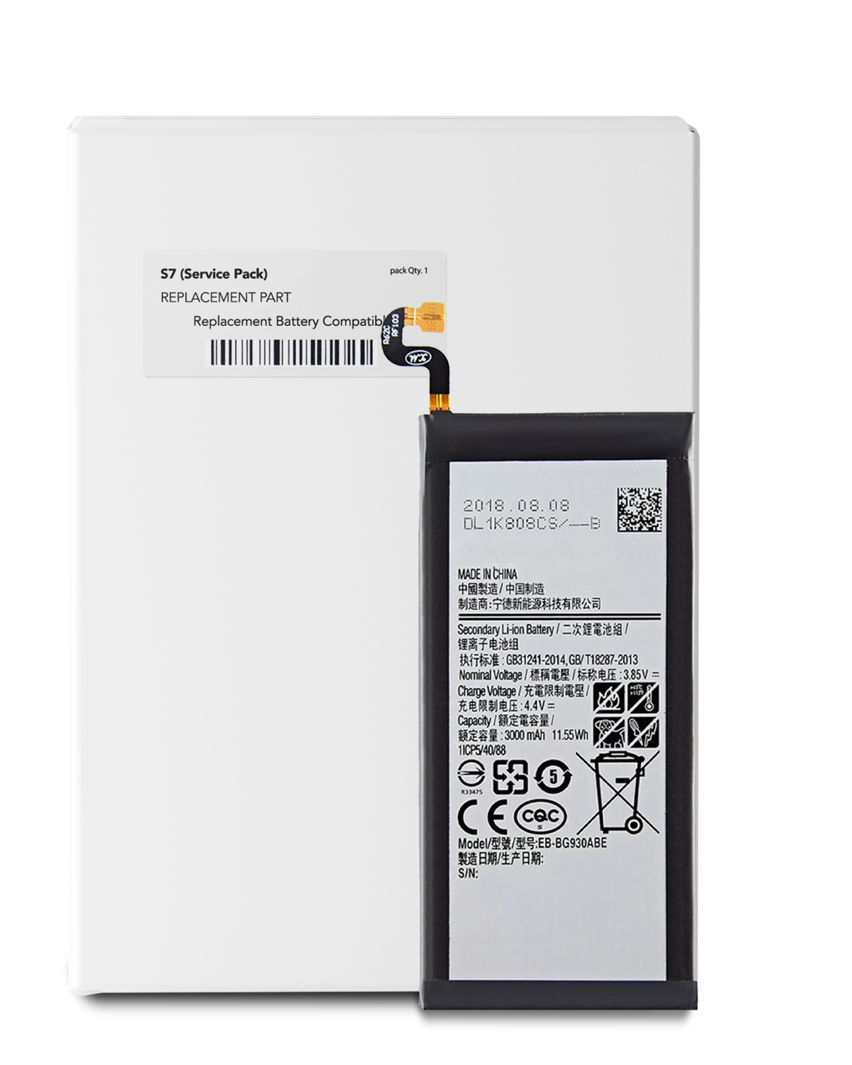 Samsung Galaxy S7 İle Uyumlu Batarya Pil (Servis Paketi)