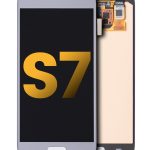 Samsung Galaxy S7 İle Uyumlu Çerçevesiz ekran Orijinal Ekranı Orijinal (Gümüş Titanyum)